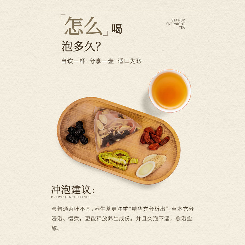 Sunto Late Night Herbal Tea botanical details